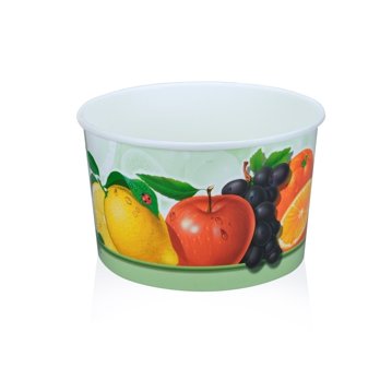 Copo Carto para Gelado MD4 Frutta Total 366ml Bordo 296ml Caixa 5x200