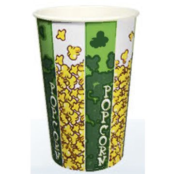 Vaso de cartn para palomitas 1339ml 570un