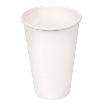 Copo de Carto para Bebidas Quentes 480ml 16oz - Branco 20x50 un