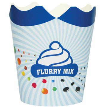 Copo Carto para Gelado 12oz Flurry Mix 350ml 1000 un