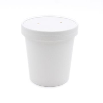 Copo em Cartolina Branca para Sopa ou Comidas Quentes 16oz 473ml 20x50 un
