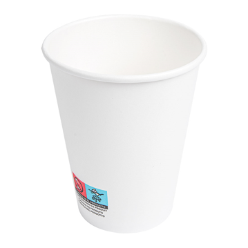 Copo de Carto para Bebidas Quentes 360ml 12oz - Branco 1000 un