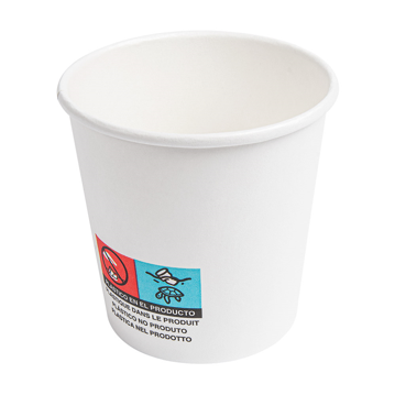Copo de Carto para Bebidas Quentes 120ml 4oz - Branco1000 un