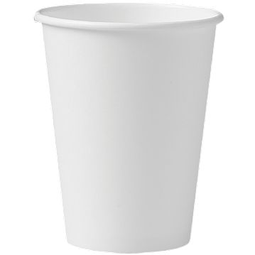 Copo de Carto para Bebidas Quentes 360ml 12oz - Branco 1000 un