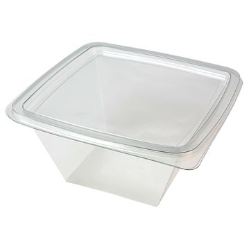 Saladeira Plstico Clear 750ml 160x160x76mm PP transparente 400 un