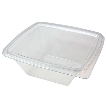Saladeira Plstico Clear 1000ml 195x195x73mm PP transparente 400 un