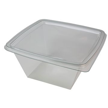 Saladeira Plstico Clear 1500ml 195x195x90mm PP transparente 400 un