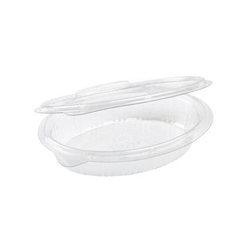 Embalagem Pl�stico PET/RPET Oval Elipack 150ml 145x108x31mm 800 un
