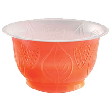 Taa de Plstico Bicolor 92x50mm 160ml Vermelho Caixa 12x100