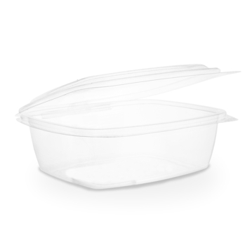 Saladeira PLA Transparente 1000ml 32oz 168x185x65mm Vegware 4x50 un