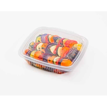 Contentor para Micro-ondas Rectangular OK760 Transl�cido 750ml 190x185x49mm 300 un