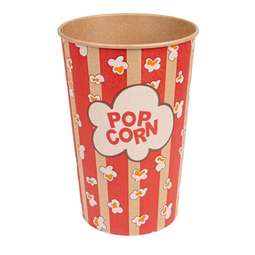Copo em Cartolina Kraft para Pipocas 1920ml 10x50un