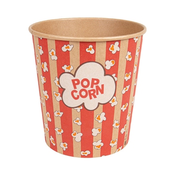 Copo em Cartolina Kraft para Pipocas 3900ml 3x50un