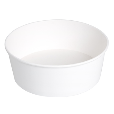 Saladeira em Cartolina Branca 1300ml 187x160x70mm Caixa 300