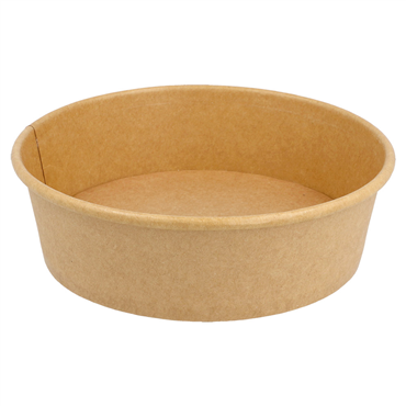 Saladeira em Cartolina Kraft+PE 1300ml 184x160x70mm Caixa 6x50