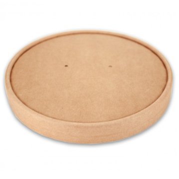 Tapa Cartn Kraft para ensaladeras en Cartulina 540/750/970ml Caixa 6x50uds