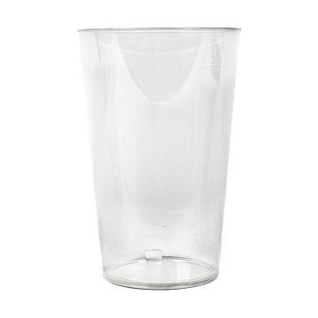 Copo Plstico PP Transparente REUSE 300ml 75/54x114mm 20x25 un