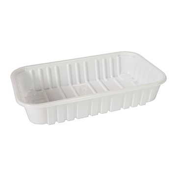 Bandeja de plstico M2080 PP natural - 224x135x43mm Caja 500