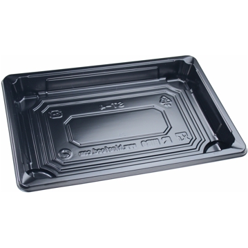 Bandeja Plstico LPS Preto ST4 186x130x20mm 50 un