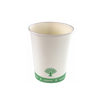 Vaso de cartn para bebidas 190ml 7oz Vending Blanco Plastic Free 20x50 uds