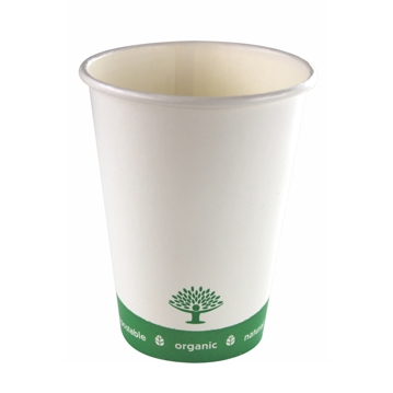 Copo de Carto para Bebidas 360ml 12-14oz Branco Plastic Free 20x50 un