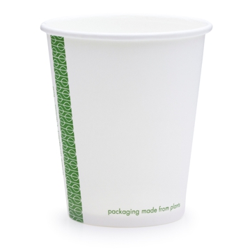 Copo de Carto+PLA para Bebidas Quentes 180ml 6oz Branco Vegware 20x50 un