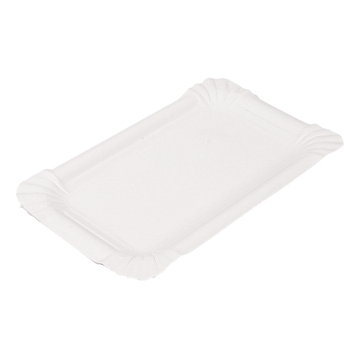 Travessa de Carto Branco para Pastelaria 100x160mm 22x100 un