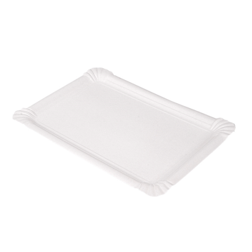 Travessa de Carto Branco para Pastelaria 220x280mm 6x100 un