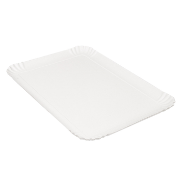 Travessa de Carto Branco para Pastelaria 280x360mm 3x100 un