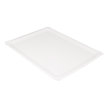 Travessa de Carto Branco para Pastelaria 340x420mm 4x50 un