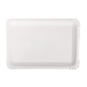 Travessa de Carto Branco Estucado para Pastelaria 140x210mm 14x100 un
