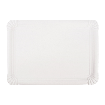 Bandeja de cartn estucado blanco para pastelera 240x300mm 5x100 uds