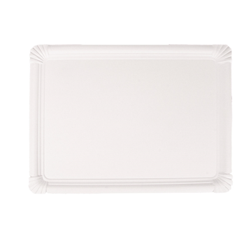 Travessa de Carto Branco Estucado para Pastelaria 310x380mm 4x50 un