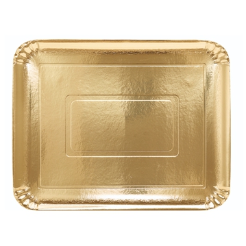 Travessa de Carto Dourado para Pastelaria 100x160mm 800 un