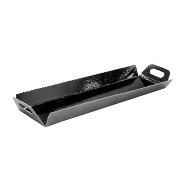 Bandeja de Carto Dupla Face Preto com Laterais e Asas 300x120x25mm 6x100 un