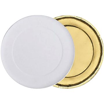 Prato de Carto Dupla Espessura Branco 230 mm 300 un