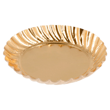 Prato de Carto Pastelaria Dourado 55 mm 100 un