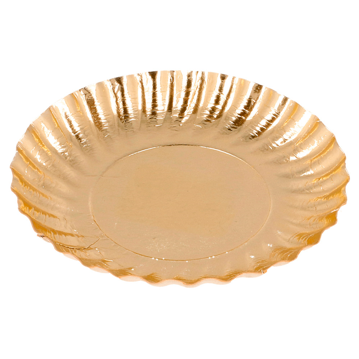 Prato de Carto Pastelaria Dourado 90 mm 100 un