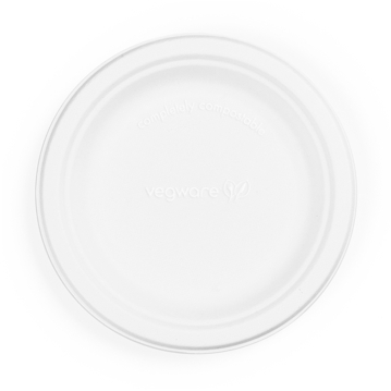 Plato Celulosa Caa Azucar Blanco 155x19mm Vegware 8x125 uds
