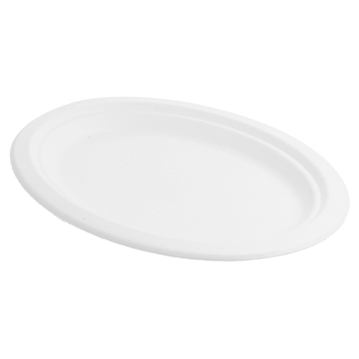 Travessa Oval Bionic em Bagao Branco 263x199x20mm 600un