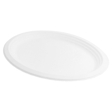 Travessa Oval Bionic em Bagao Branco 318x255x22mm 12x50un
