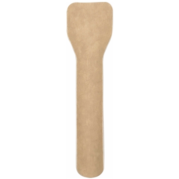 Colher de Cartolina Kraft Castanho 95mm 500 un