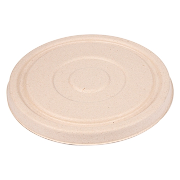 Tampa baixa em Cana de Acar 160mm para Tigela em Cana de Acar 500ml 16oz Natural 600un