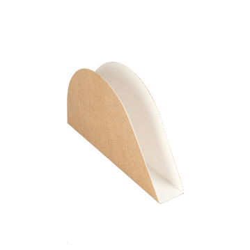 Embalagem Nano-Micro Castanha para Tacos 150x70x20mm 6x200 un