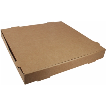Caixa de Pizza Kraft/Kraft 330x330x40mm 100 un