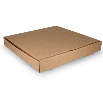 Caixa de Pizza Kraft/Kraft 260x260x40mm 100 un