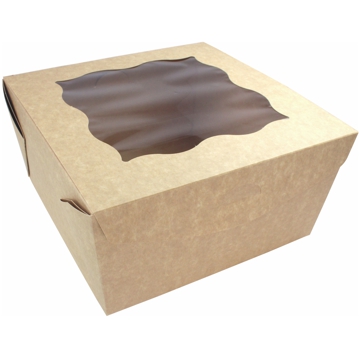 Base para Caixa em Cartolina Kraft para Bolos 220x220x120mm 90 un