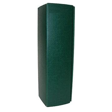 Caixa em Carto para 1 Garrafa Verde - Sem Pega 90x90x340mm Caixa 100