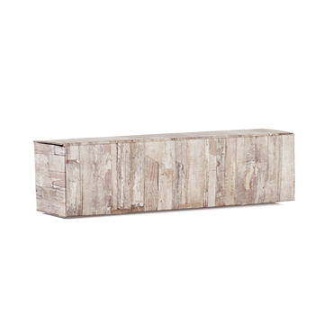 Caixa em Carto para 1 Garrafa Horizontal Wood 340x90x90mm 100 un
