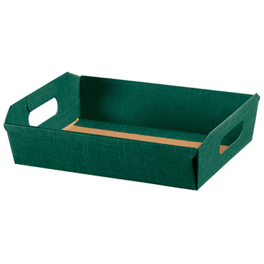 Cesta em Carto Verde 400x300x120mm 30 un